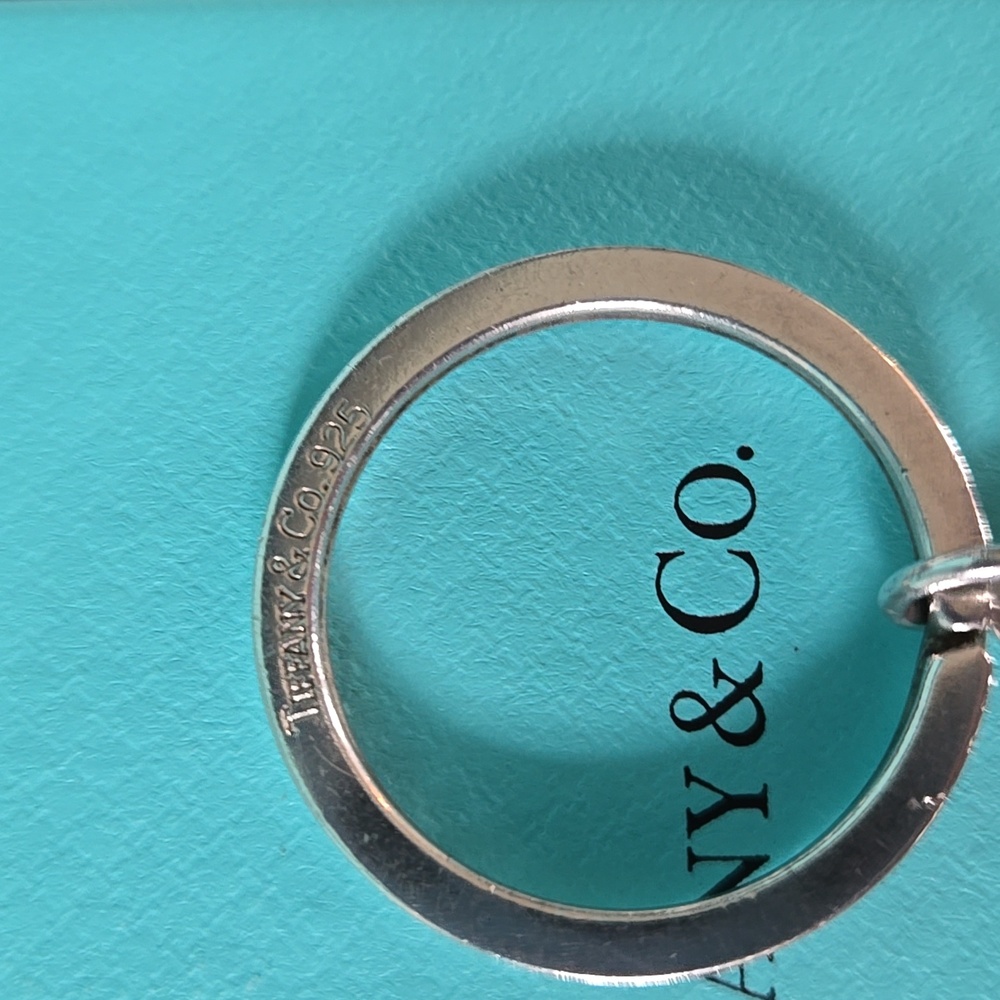 Vintage Tiffany & Co Buy Sell Y2K Keychain Wall Street, Reseller 925 Rare W COA - Picture 4 of 7
